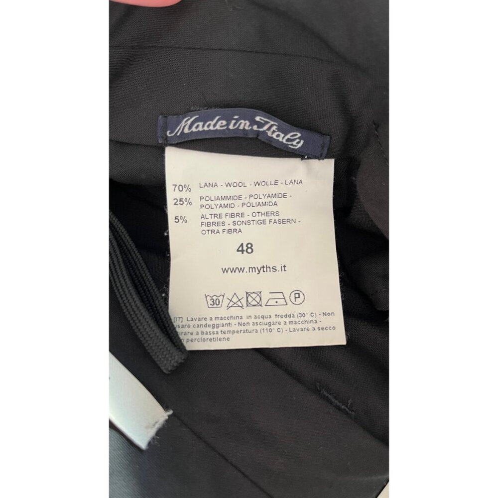 MYTHS PLAID WOOL DRESS PANTS 31 - Picture 8 of 10